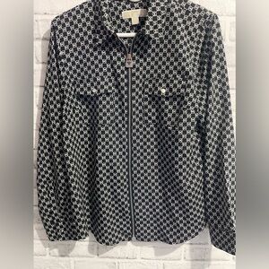 Micheal Kors Zipper Blouse